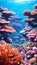 Vibrant Coral Reef with Exotic Fish and Underwater Creatures