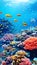 Vibrant Coral Reef with Exotic Fish and Underwater Creatures