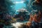 Vibrant Coral Reef: Stunning 8k Concept Art Trending on Artstatio