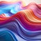 Vibrant creativity with this beautiful colored clay waves background.