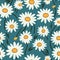 Vibrant Daisy Dreams Seamless Pattern