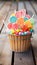 Vibrant and delicious lollipops in various colors, perfect for celebrating national candy day