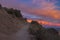 Vibrant Desert Sunset Landscape In Arzona
