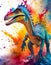 Vibrant dinosaur