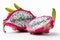 Vibrant dragon fruit isolated on white background high quality image for advertising