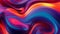 A vibrant and dynamic abstract background with flowing and curving lines. Generative ai