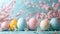 Vibrant Easter Egg Banner for a Joyful Celebration