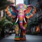 Vibrant Elephant in Mumbai