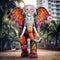 Vibrant Elephant in Mumbai