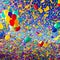A vibrant explosion of confetti and balloons, evoking a sense of joy, excitement, and celebration3, Generative AI