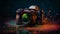 Vibrant Explosions: Sony A9 Photoshoot with Studio and Volumetric Lighting