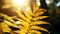 Vibrant Fern Leaves: A Symbolic Forestpunk Tribute To Nature\\\'s Beauty