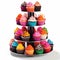 Vibrant Fiesta: A Tower of Cupcakes Igniting the Senses