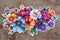 Vibrant Flower Bouquet Sticker