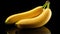 Vibrant Food Photography of a Ripe Banana AI Generated