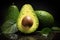 Vibrant Fresh avocado. Generate Ai