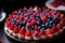 Vibrant Fruit Medley. A Close-Up of a Freshly Arranged Plate Bursting with Colorful Slices