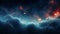Vibrant galactic nebula in celestial cosmos astronomy universe supernova wallpaper