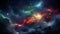 Vibrant Galactic Splendor: A Majestic Nebulae-filled Cosmos