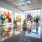 Vibrant Geometric Abstraction in Spacious Gallery