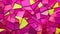 Vibrant Geometric Mosaic Magenta and Chartreuse Abstract Pattern