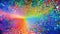 vibrant holographic rainbow background