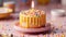 A vibrant, homemade birthday cake with colorful decorations and candles generated by AI