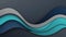 vibrant horizontal banner with a teal-blue and slate-gray backdrop featuring contemporary waves