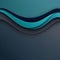 vibrant horizontal banner with a teal-blue and slate-gray backdrop featuring contemporary waves