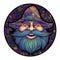 Vibrant illustration of bearded gnomes in different colors