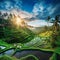 Vibrant and Immersive Image of Bali's Tropical Paradise