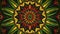 Vibrant Kaleidoscope Mandala Pattern with Vivid Colors and Abstract Shapes