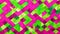 Vibrant Lime Green and Hot Pink Geometric Mosaic Pattern