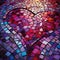 Vibrant Love Mosaic: Abstract Elegance and Modernity
