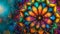 Vibrant Mandala Design Merging Spirituality and Art