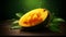 Vibrant Mango Image With Zbrush Style For Fragmented Advertising
