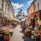 Vibrant Marketplace in Vilnius, Lithuania