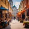 Vibrant Marketplace in Vilnius, Lithuania