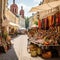 Vibrant Marketplace in Vilnius, Lithuania