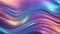 Vibrant and mesmerizing abstract holographic wave pattern