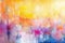 Vibrant Modern Artwork: Abstract Oil and Acrylic Painting on Canvas with Artistic Texture.