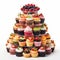 Vibrant Nature-inspired Cupcake Tower