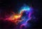 Vibrant nebula galaxy backgroun wallpaper