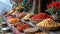 Vibrant Nowruz Celebration with Traditional Haft-Seen Table