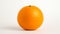 Vibrant Orange Citrus Fruit - Fresh and Juicy Slice on White Background, Perfect for Health and Nutrition Concepts