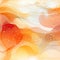 Vibrant orange and white abstract background with delicate swirls (tiled)