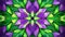 Vibrant Orchid Purple and Lime Green Geometric Mosaic Design