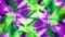 Vibrant Orchid Purple and Lime Green Geometric Mosaic Design