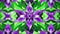 Vibrant Orchid Purple and Lime Green Geometric Mosaic Design