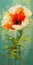 Vibrant Palette Knife Flower Painting By Dmitry Spiros
